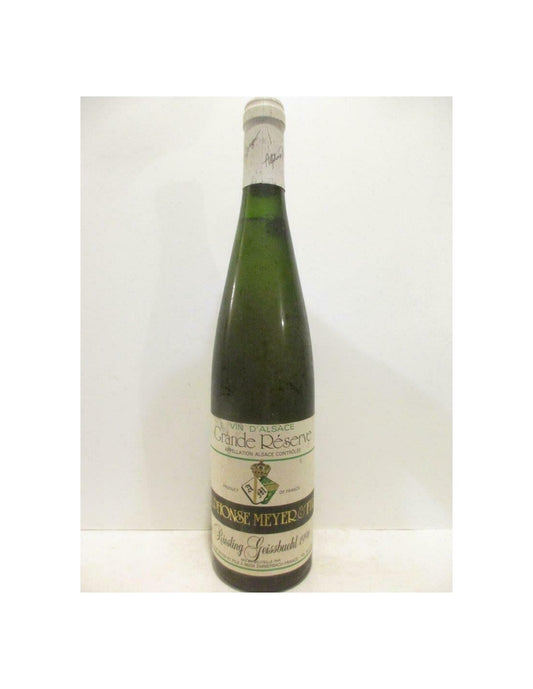 1996 - riesling - alphonse meyer geissbuehl grande réserve - blanc - alsace - Just Wines 