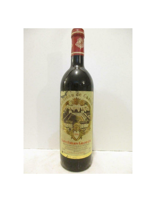 1996 - saint-émilion - château de cantin grand cru - rouge - bordeaux - Just Wines 