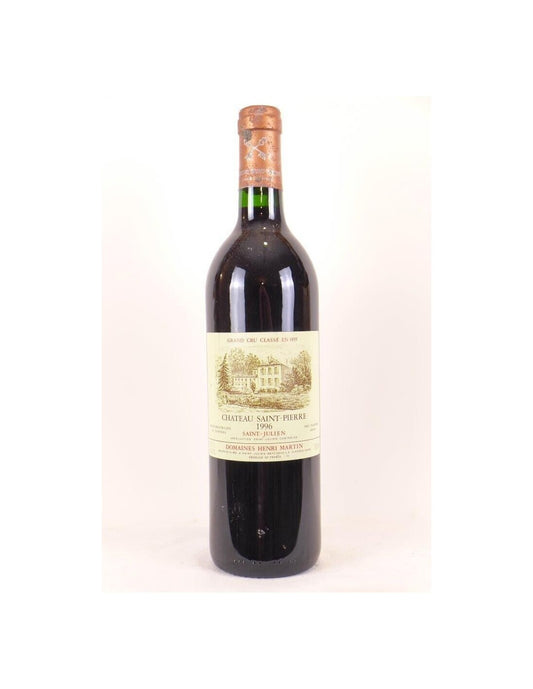 1996 - saint-julien - château saint-pierre grand cru classé - rouge - bordeaux - Just Wines 