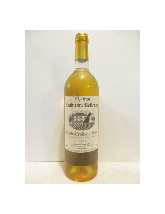 1996 - sainte-croix du mont - château crabitan-bellevue - liquoreux - bordeaux - Just Wines 