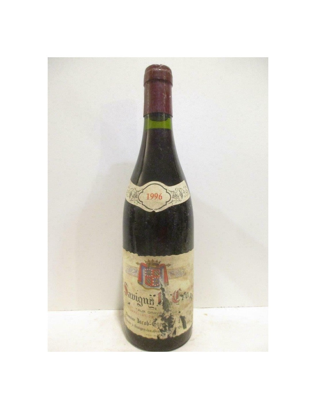 1996 - santenay - jacob-girard et fils premier cru aux gravains (étiquette abîmée) - rouge - bourgogne - Just Wines 