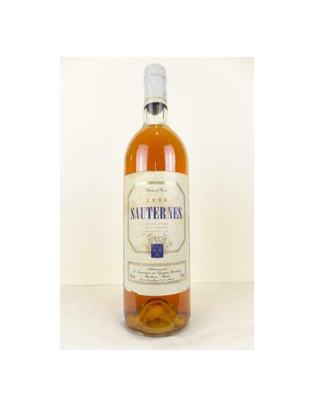 1996 - sauternes - association des vignerons bordelais - liquoreux - bordeaux - Just Wines 