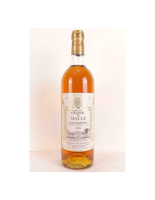 1996 - sauternes - château de malle grand cru classé - liquoreux - bordeaux - Just Wines 