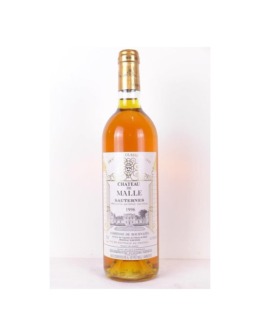 1996 - sauternes - château de malle grand cru classé - liquoreux - bordeaux - Just Wines 