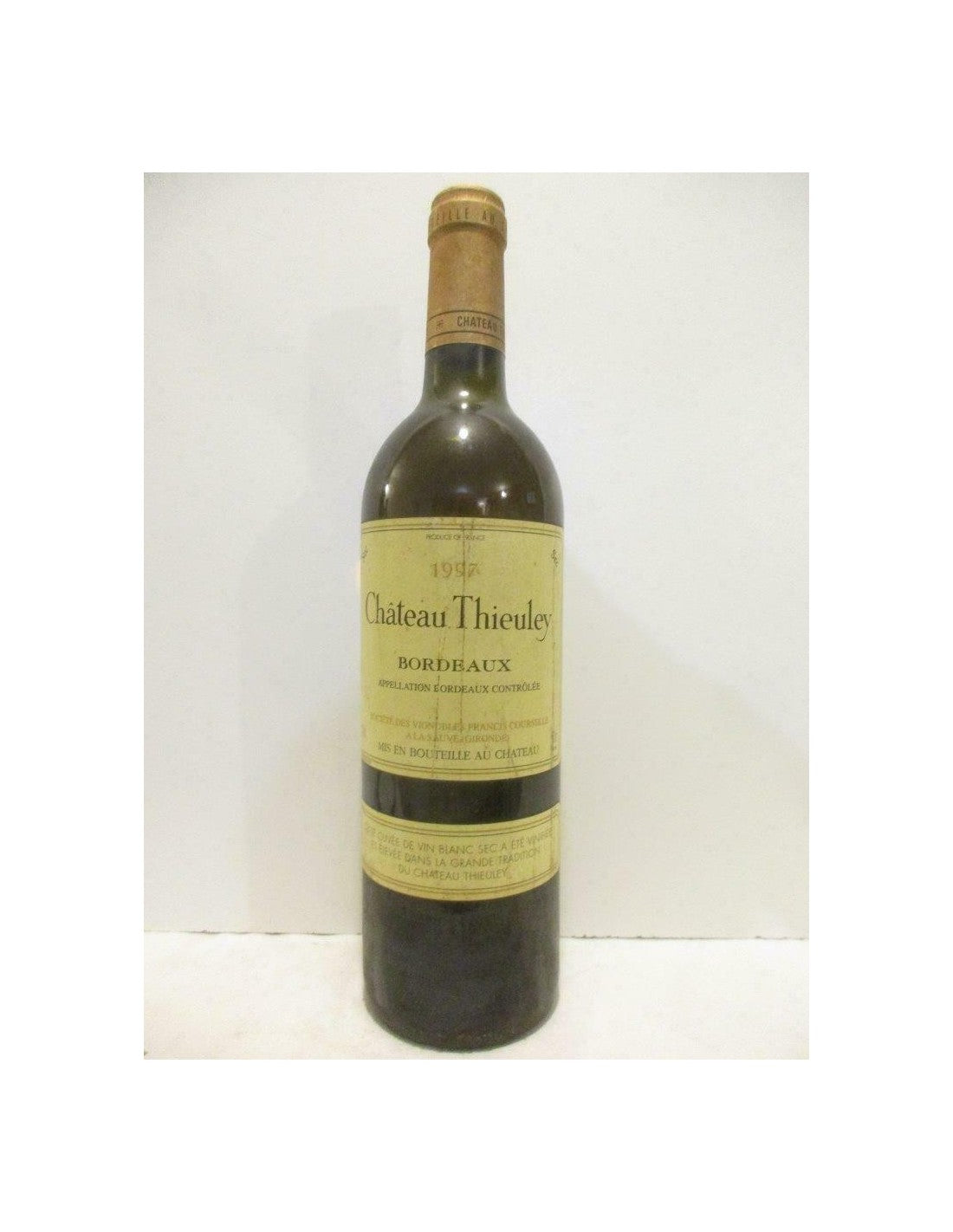 1997 - bordeaux - château thieuley - blanc - bordeaux - Just Wines 