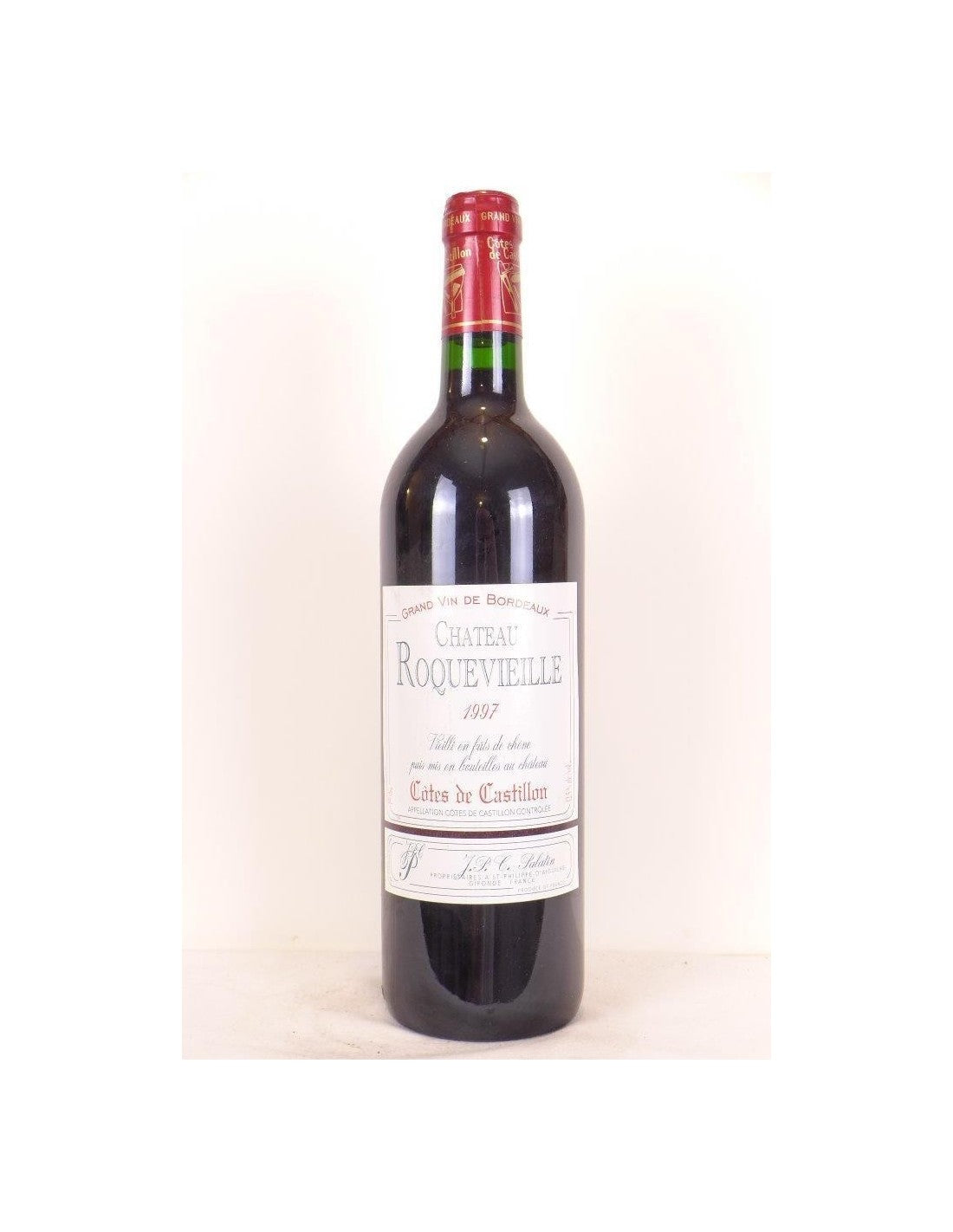 1997 - côtes de castillon - château roquevieille fût de chêne - rouge - bordeaux - Just Wines 