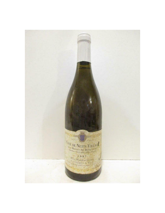 1997 - côtes de nuits villages - chopin et fils les monts de boncourt - blanc - bourgogne - Just Wines 