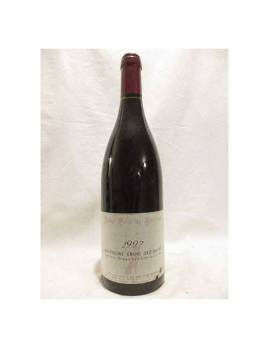 1997 - grand ordinaire - domaine de montmain petite folie de bacchus - rouge - bourgogne - Just Wines 