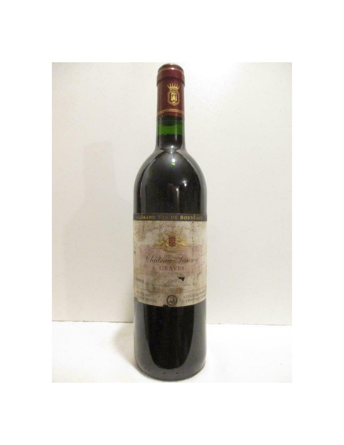 1997 - graves - château sansey (étiquette abîmée) - rouge - bordeaux - Just Wines 