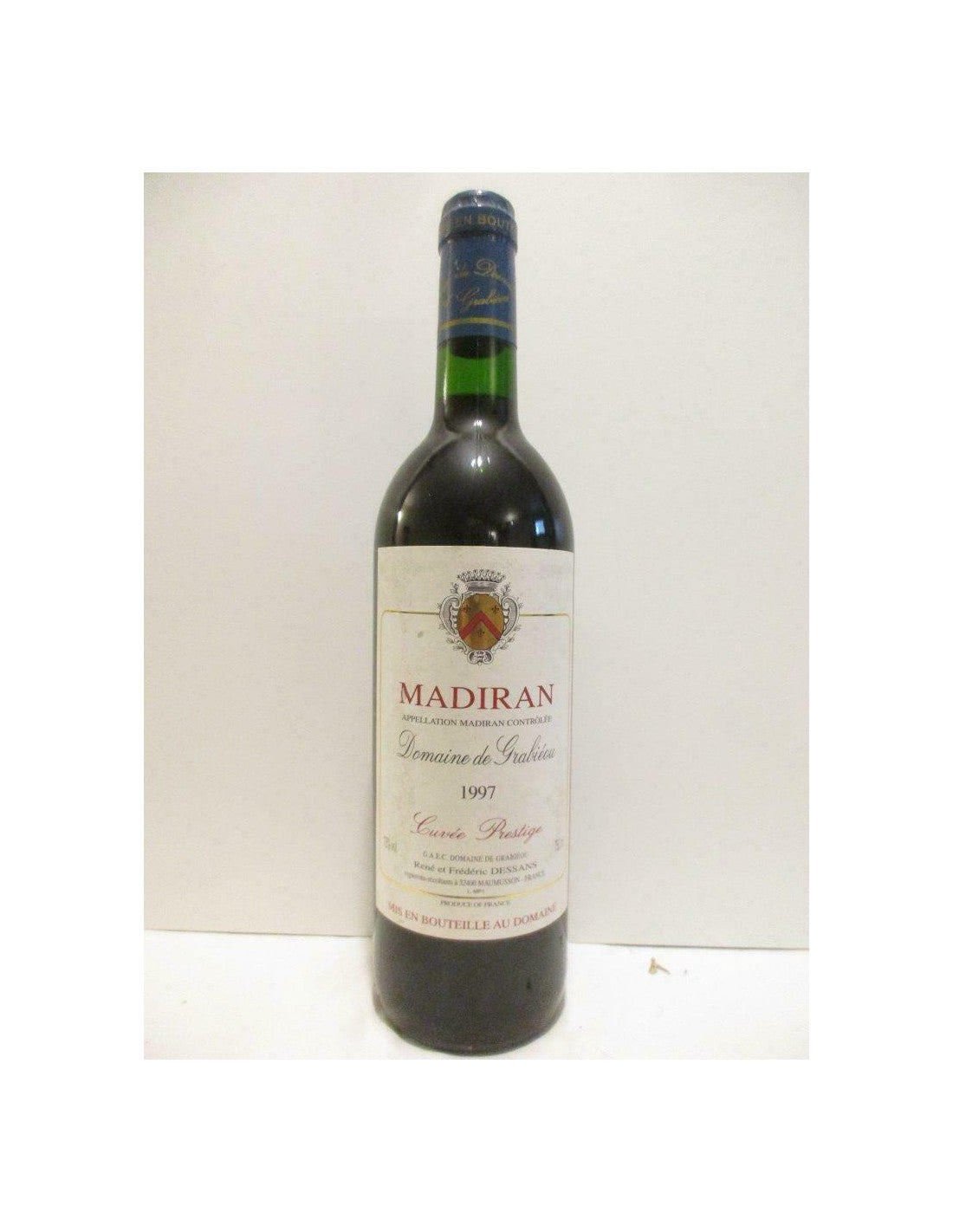 1997 - madiran - domaine de grabiéou prestige - rouge - sud-ouest - Just Wines 