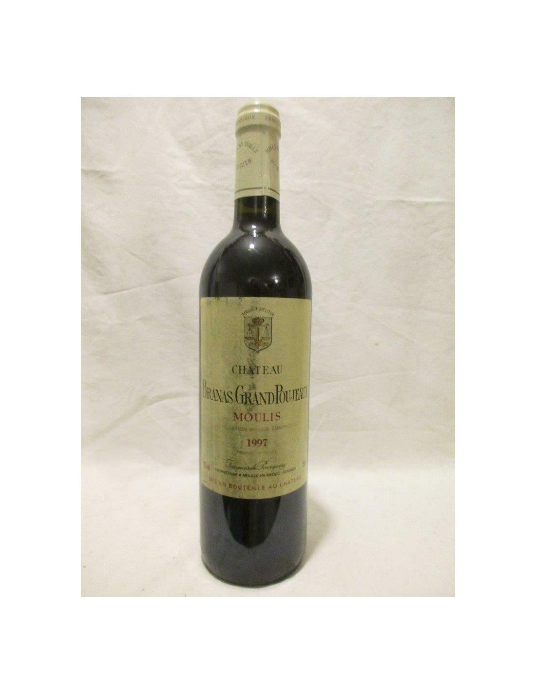 1997 - moulis - château branas grand poujeaux - rouge - bordeaux france - Just Wines 