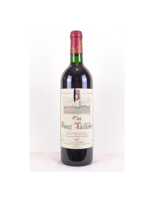 1997 - pomerol - clos vieux taillefer (étiquette abîmée) - rouge - bordeaux - Just Wines 