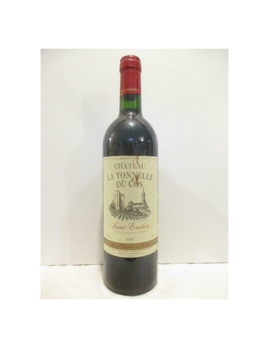 1997 - saint-émilion - château la tonnelle du cos (étiquette tâchée) - Rouge - bordeaux - Just Wines 