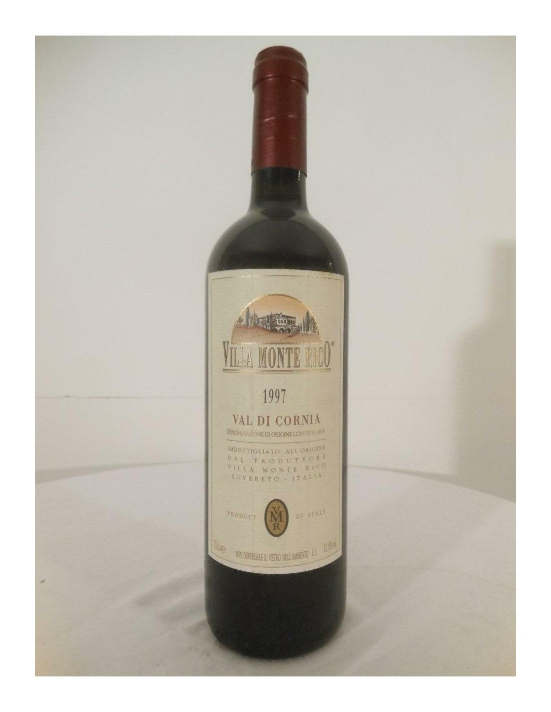 1997 - val di cornia - villa monte rico - rouge - toscane italie - Just Wines 