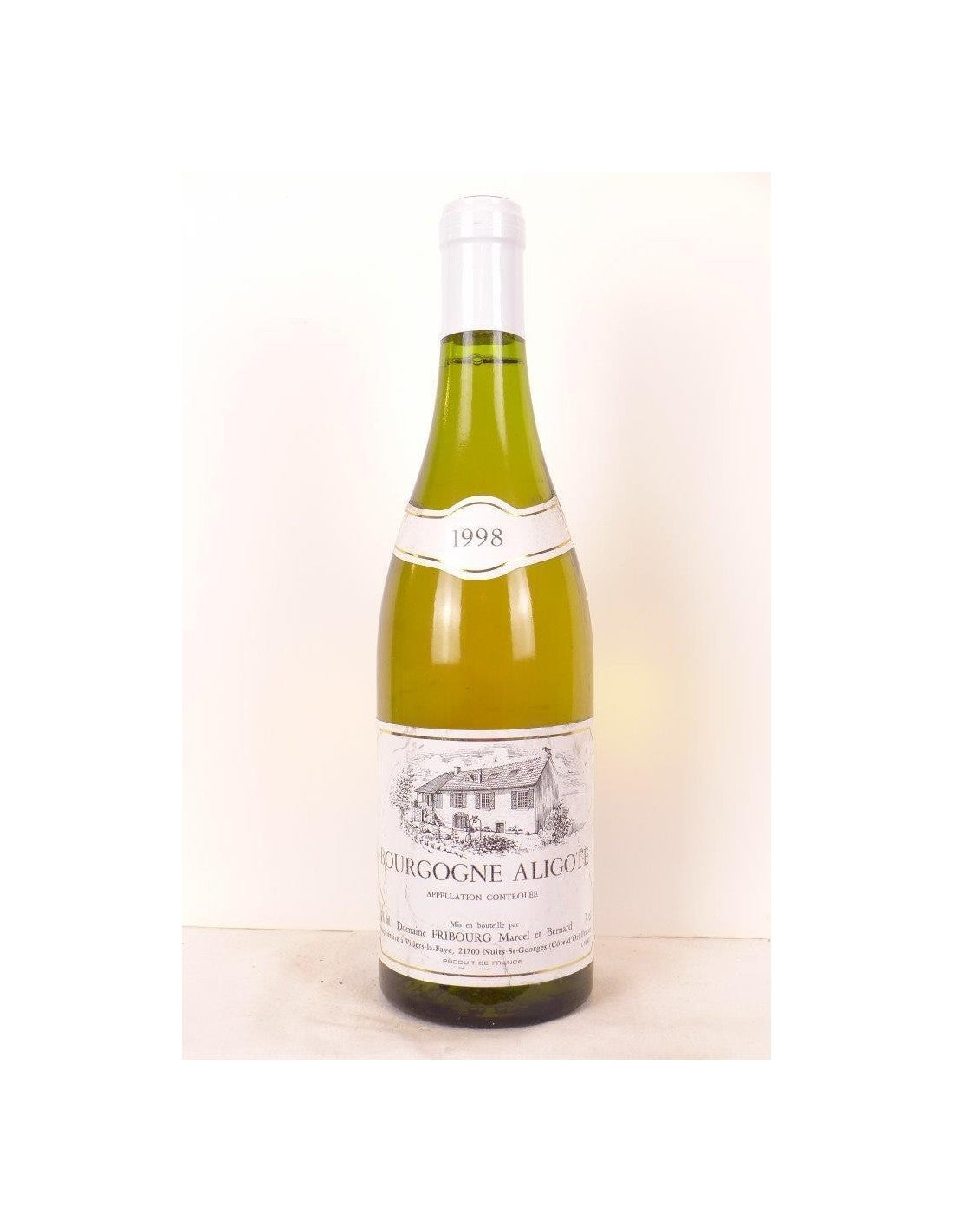 1998 - aligoté - domaine fribourg - blanc - bourgogne - Just Wines 