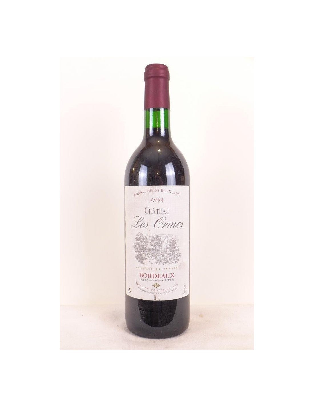 1998 - bordeaux - château les ormes - rouge - bordeaux - Just Wines 