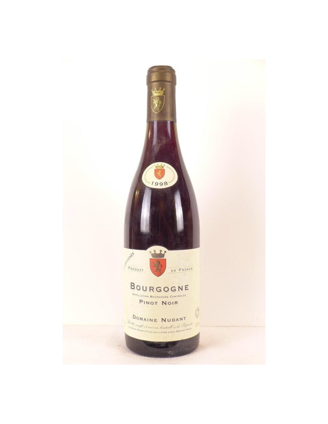 1998 - bourgogne - domaine nudant vieilles vignes - rouge - bourgogne - Just Wines 