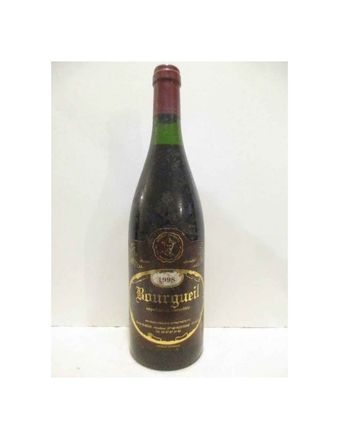 1998 - bourgueil - serge dubois - Rouge - loire - touraine - Just Wines 