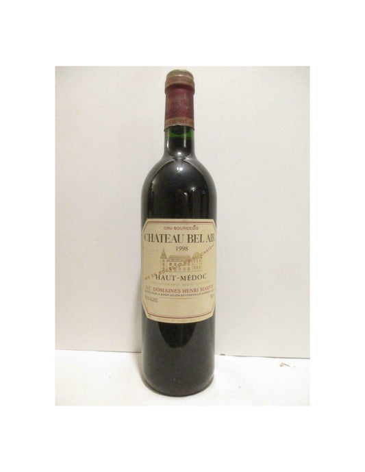 1998 - haut-médoc - château bel air cru bourgeois - rouge - bordeaux - Just Wines 