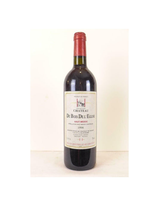 1998 - haut-médoc - château du bois de l'église cru artisan - rouge - bordeaux - Just Wines 