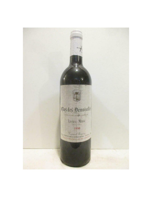 1998 - listrac - clos des demoiselles - rouge - bordeaux - Just Wines 