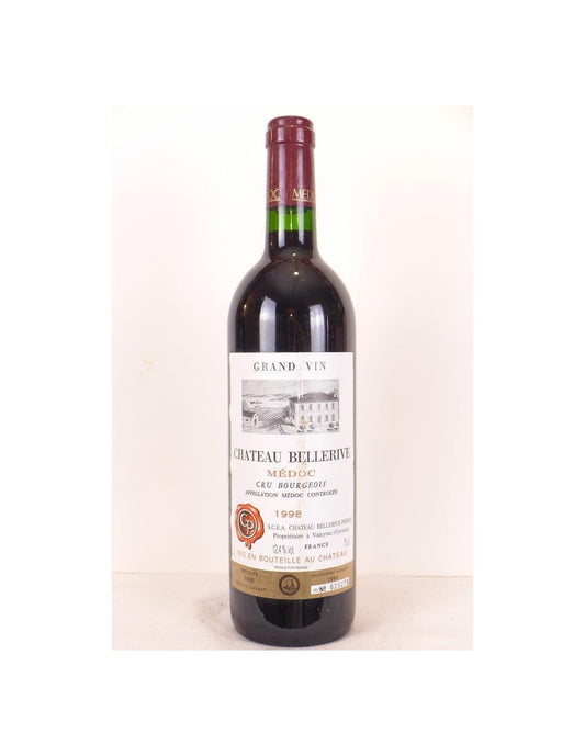 1998 - médoc - château bellerive cru bourgeois - rouge - bordeaux - Just Wines 