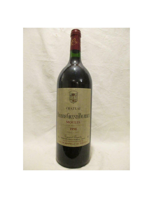 1998 - moulis - château branas grand poujeaux magnum 150cl - rouge - bordeaux france - Just Wines 