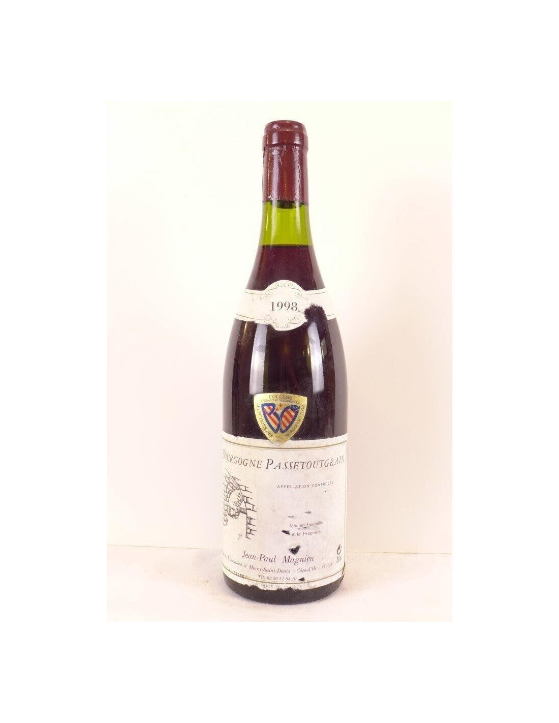 1998 - passetoutgrain - jean-paul magnien (étiquette abîmée) - rouge - bourgogne - Just Wines 