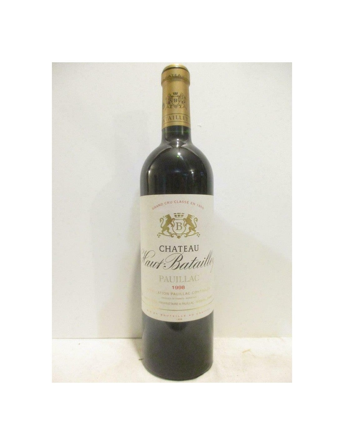 1998 - pauillac - château haut-batailley grand cru classé - rouge - bordeaux - Just Wines 