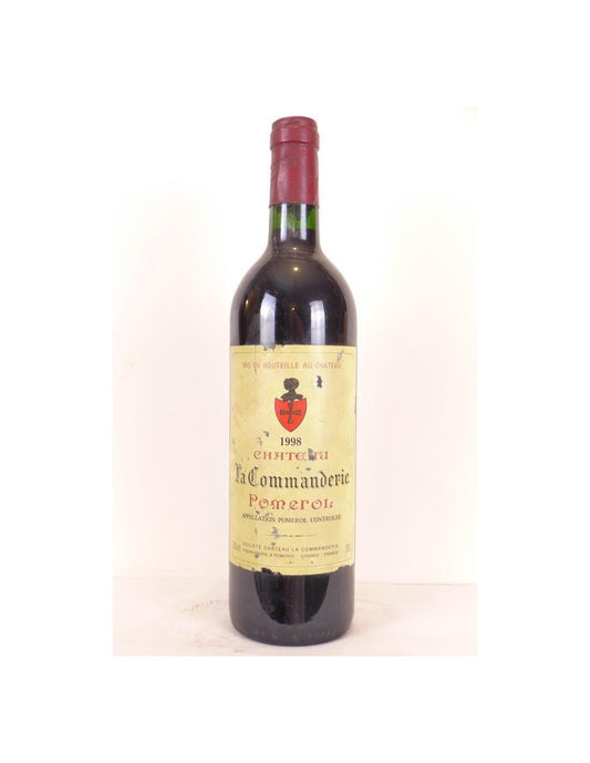 1998 - pomerol - château la commanderie - rouge - bordeaux - Just Wines 