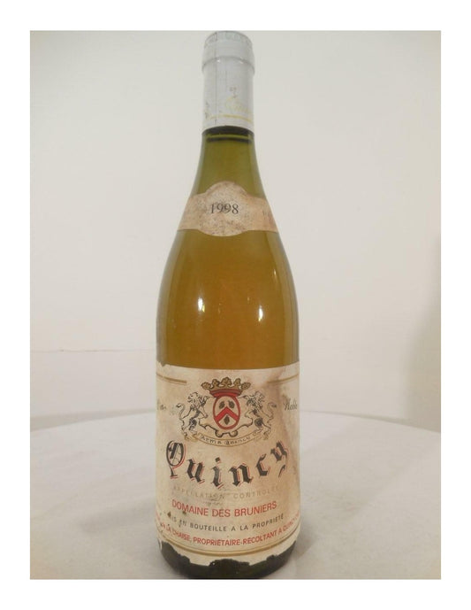 1998 - quincy - domaine des brumiers - blanc - loire - centre france - Just Wines 