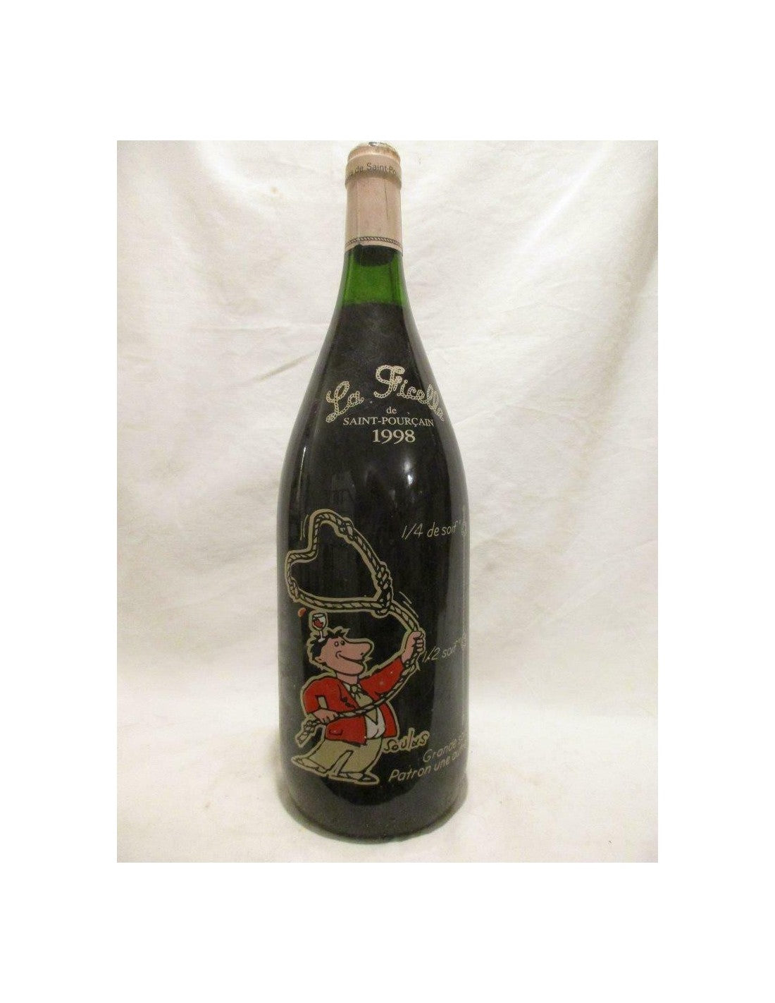 1998 - saint-pourçain - la ficelle (dessin de soulas) magnum 150cl - rouge - loire - centre - Just Wines 