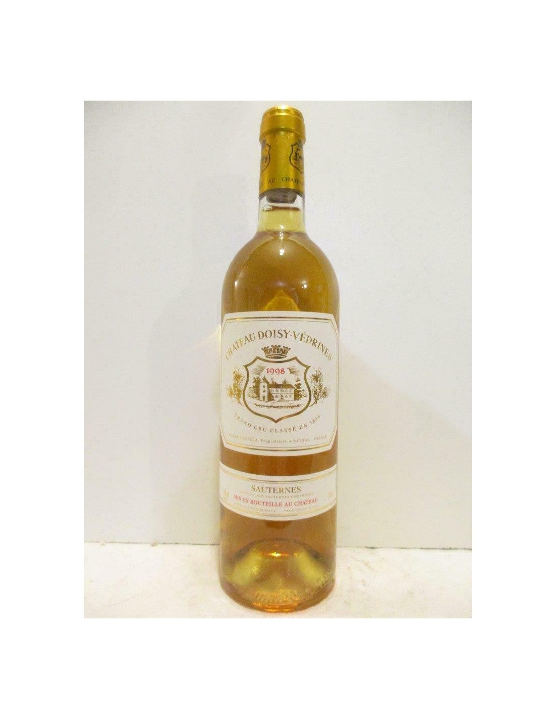 1998 - sauternes - château doisy-védrines grand cru classé - liquoreux - bordeaux - Just Wines 