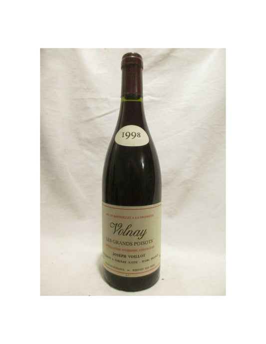 1998 - volnay - joseph voillot les grands poisots - rouge - bourgogne - Just Wines 