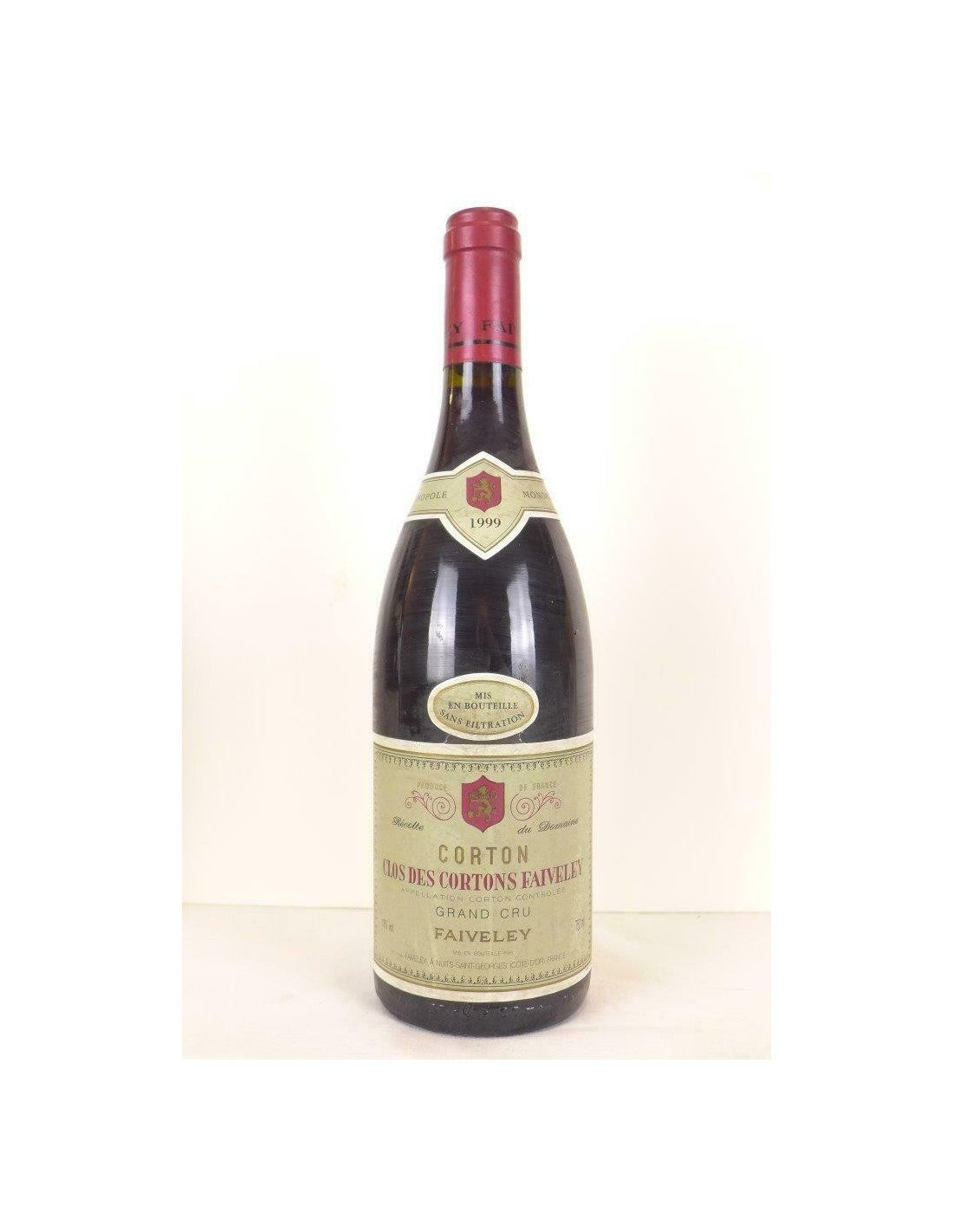 1999 - corton - faiveley grand cru clos des cortons - rouge - bourgogne - Just Wines 