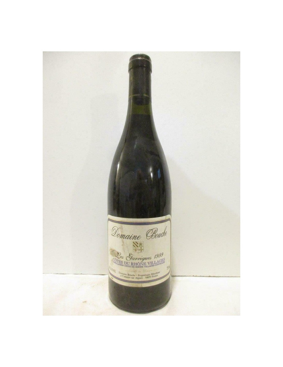 1999 - côtes du rhône - domaine bouche les garrigues - rouge - rhône - Just Wines 