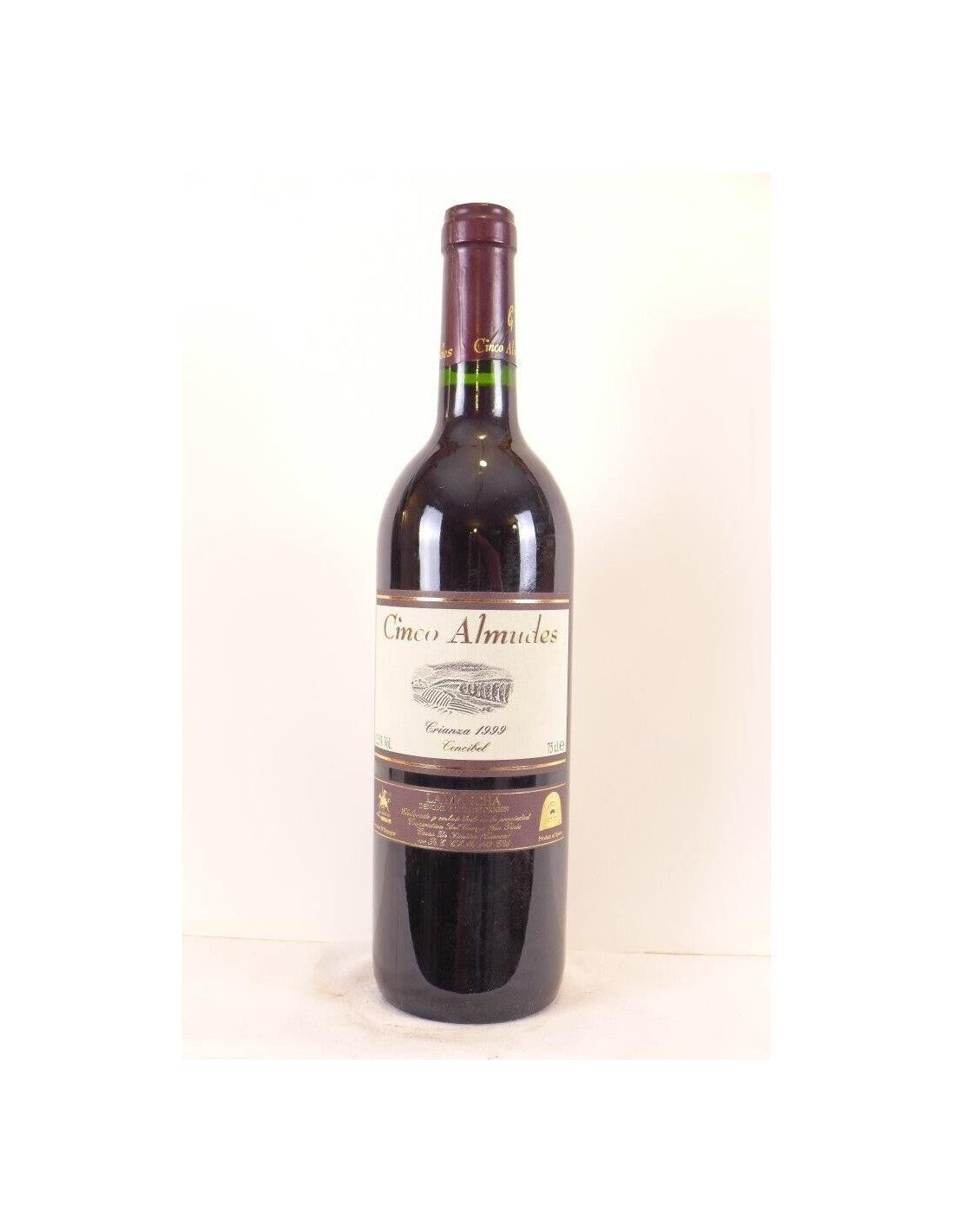 1999 - crianza - cinco almudes - rouge - la mancha Espagne - Just Wines 