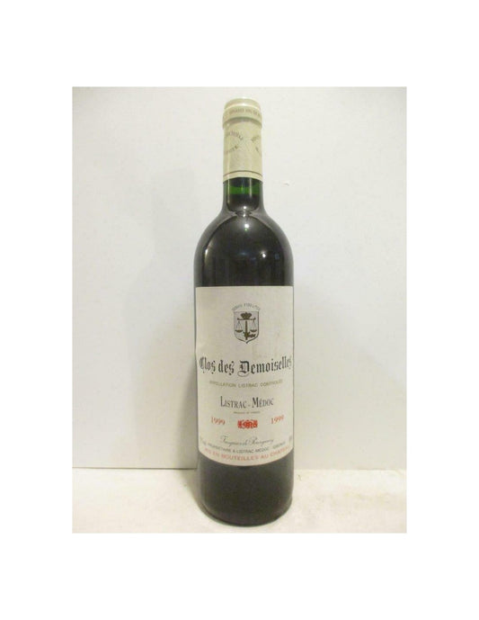 1999 - listrac - clos des demoiselles - rouge - bordeaux - Just Wines 