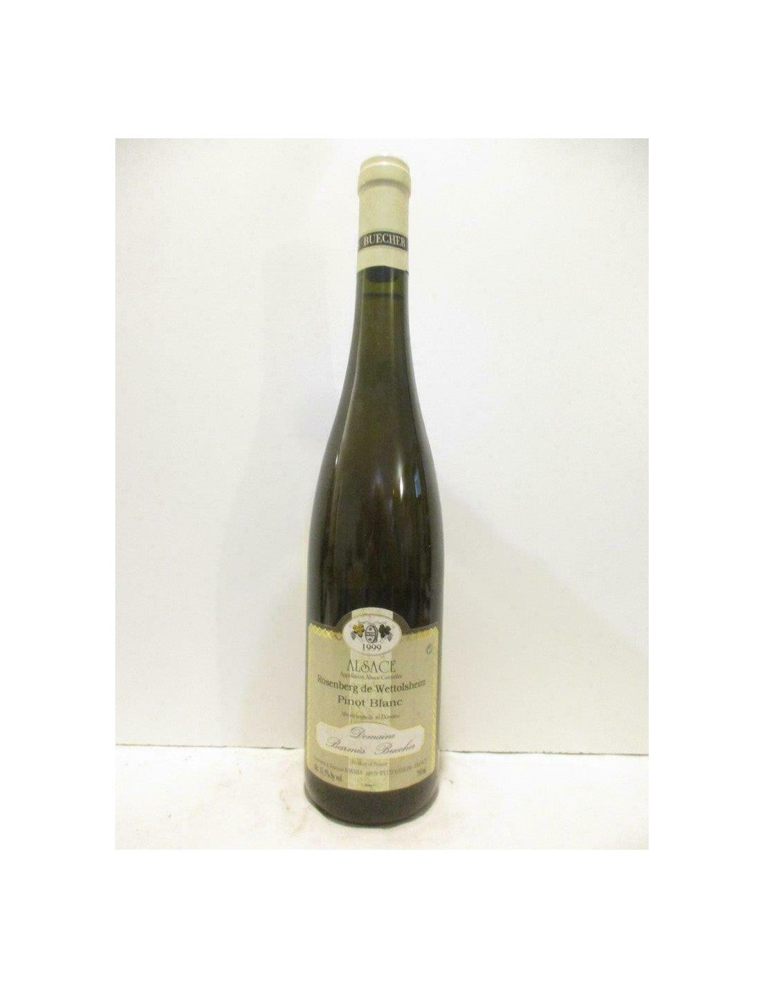 1999 - pinot blanc - domaine barmès buecher rosenberg de wettolsheim - blanc - alsace - Just Wines 