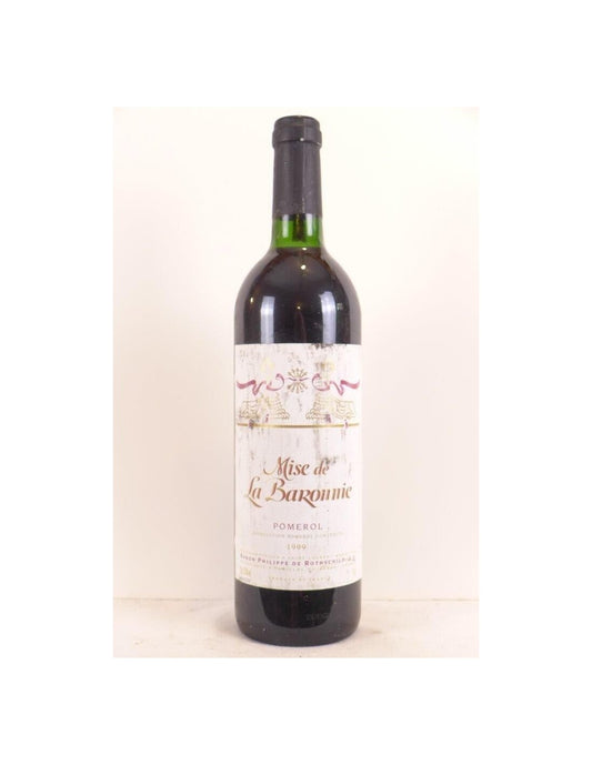 1999 - pomerol - mise de la baronnie baron philippe de rothschild - rouge - bordeaux - Just Wines 