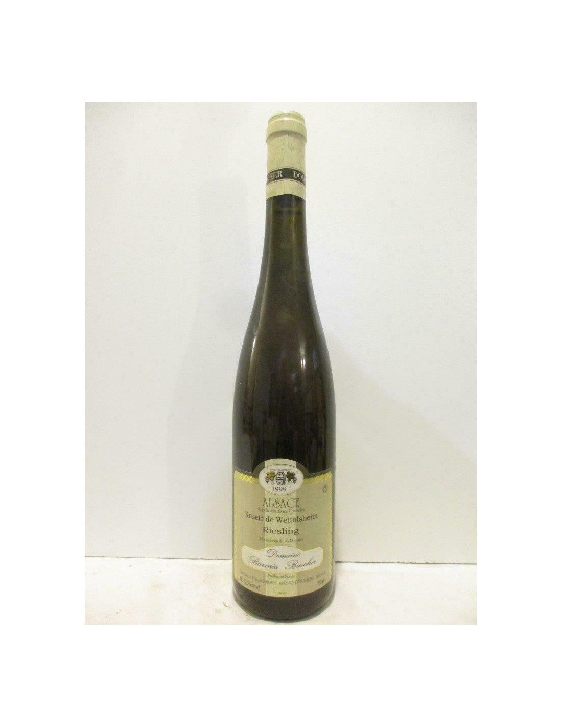 1999 - riesling - domaine barmès buecher kruett de wettolsheim - blanc - alsace - Just Wines 