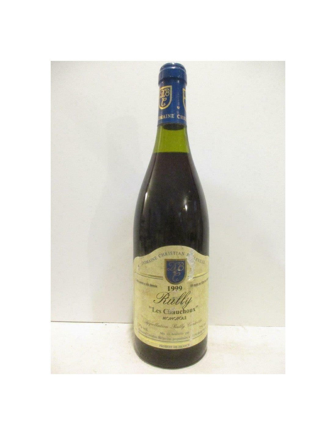 1999 - rully - christian belleville les chauchoux monopole - rouge - bourgogne - Just Wines 