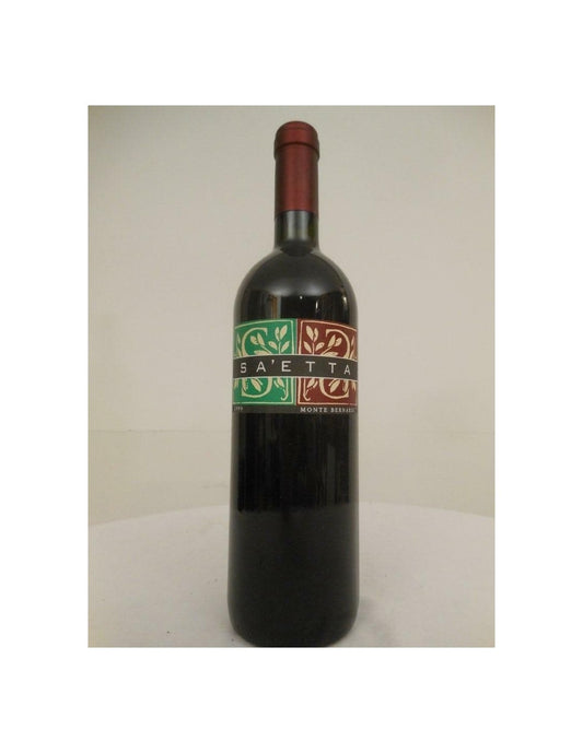 1999 - saetta - monte bernardi - rouge - toscane italie - Just Wines 