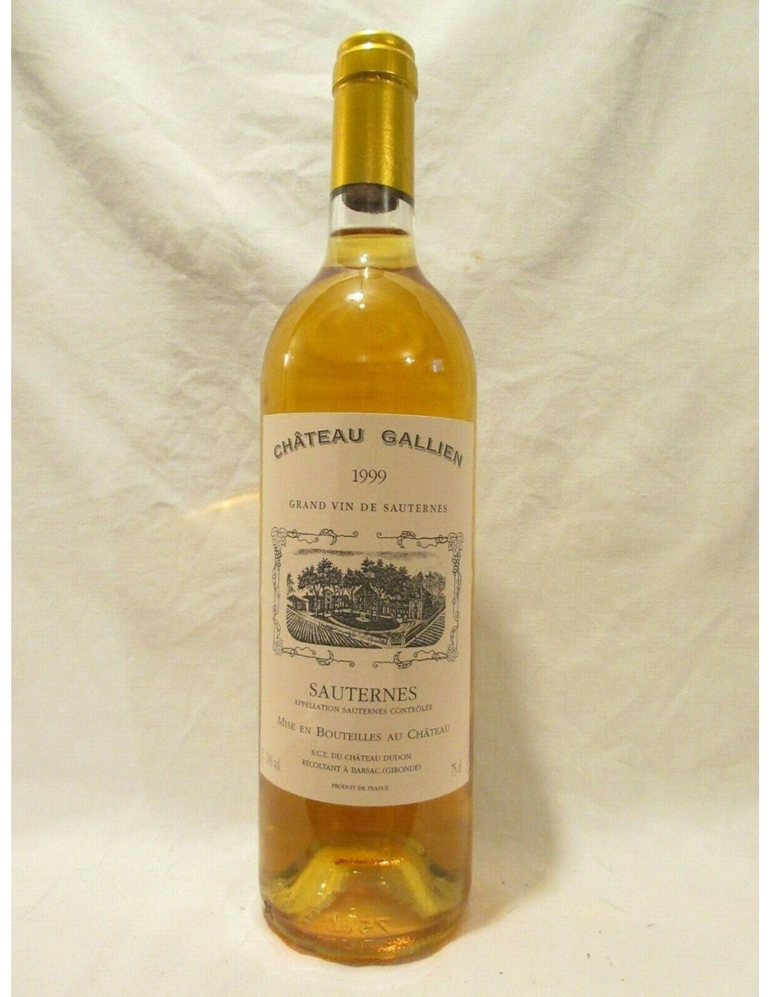 1999 - sauternes - château gallien - liquoreux - bordeaux - Just Wines 