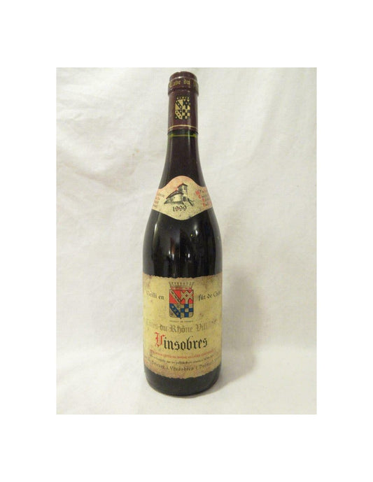 1999 - vinsobres - cave du prieuré fût de chêne - rouge - côtes du rhône france - Just Wines 