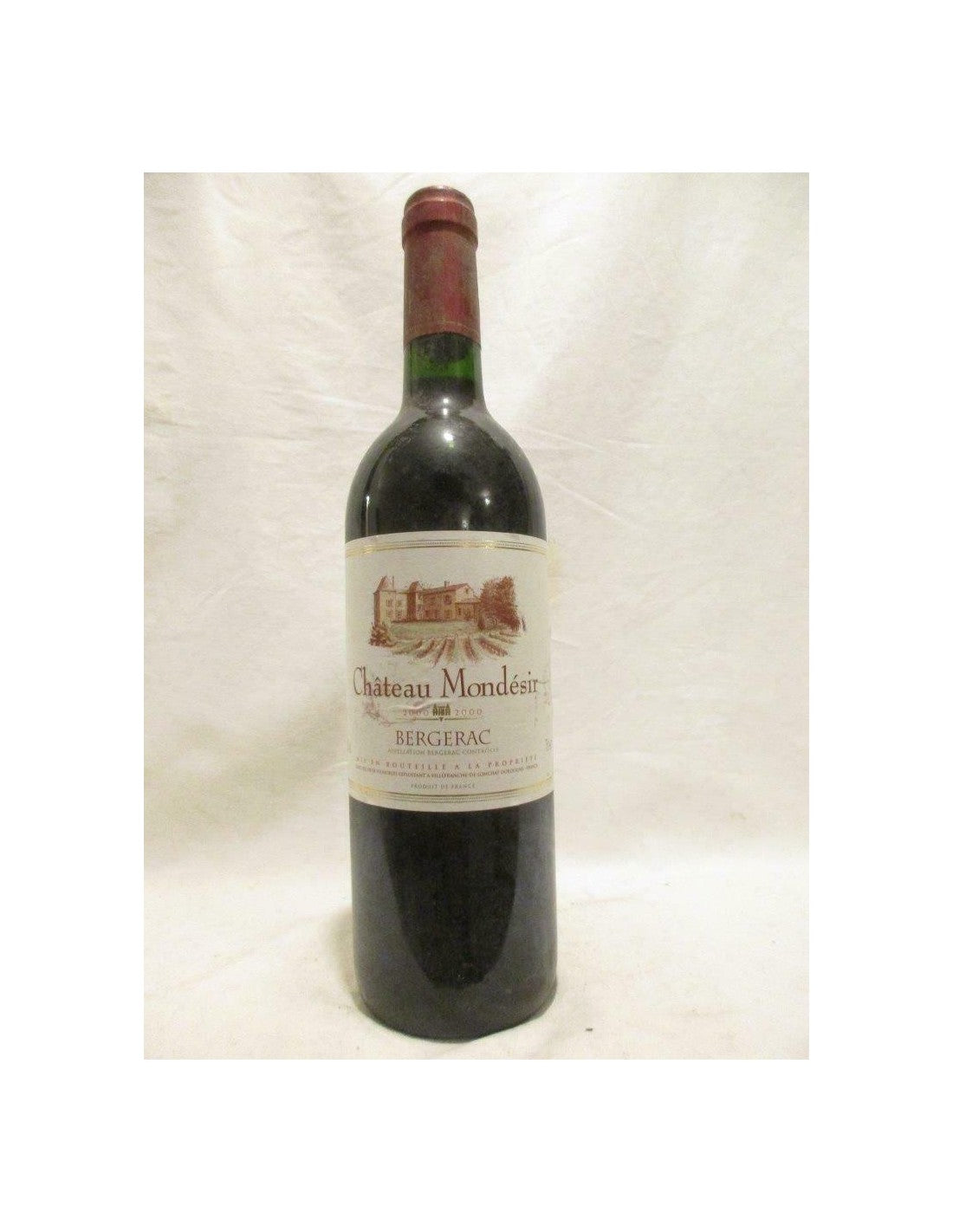 2000 - bergerac - château mondésir - rouge - sud-ouest - Just Wines 