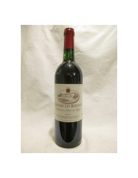 2000 - blaye - château les berthets savour club bernard loiseau - rouge - bordeaux - Just Wines 