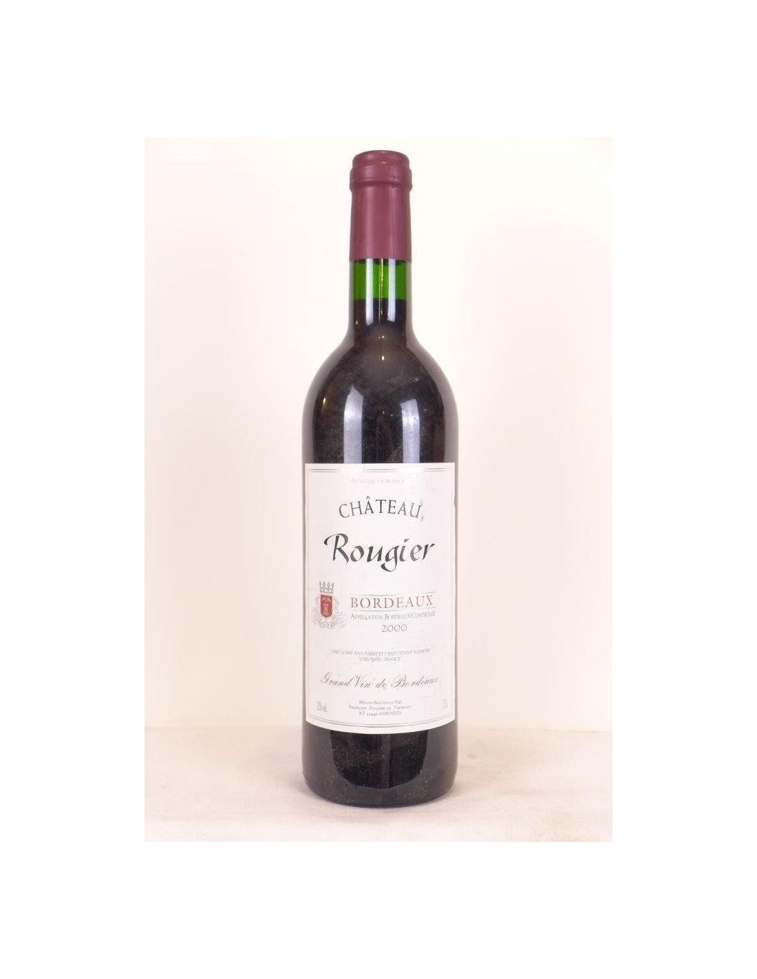 2000 - bordeaux - château rougier - rouge - bordeaux - Just Wines 