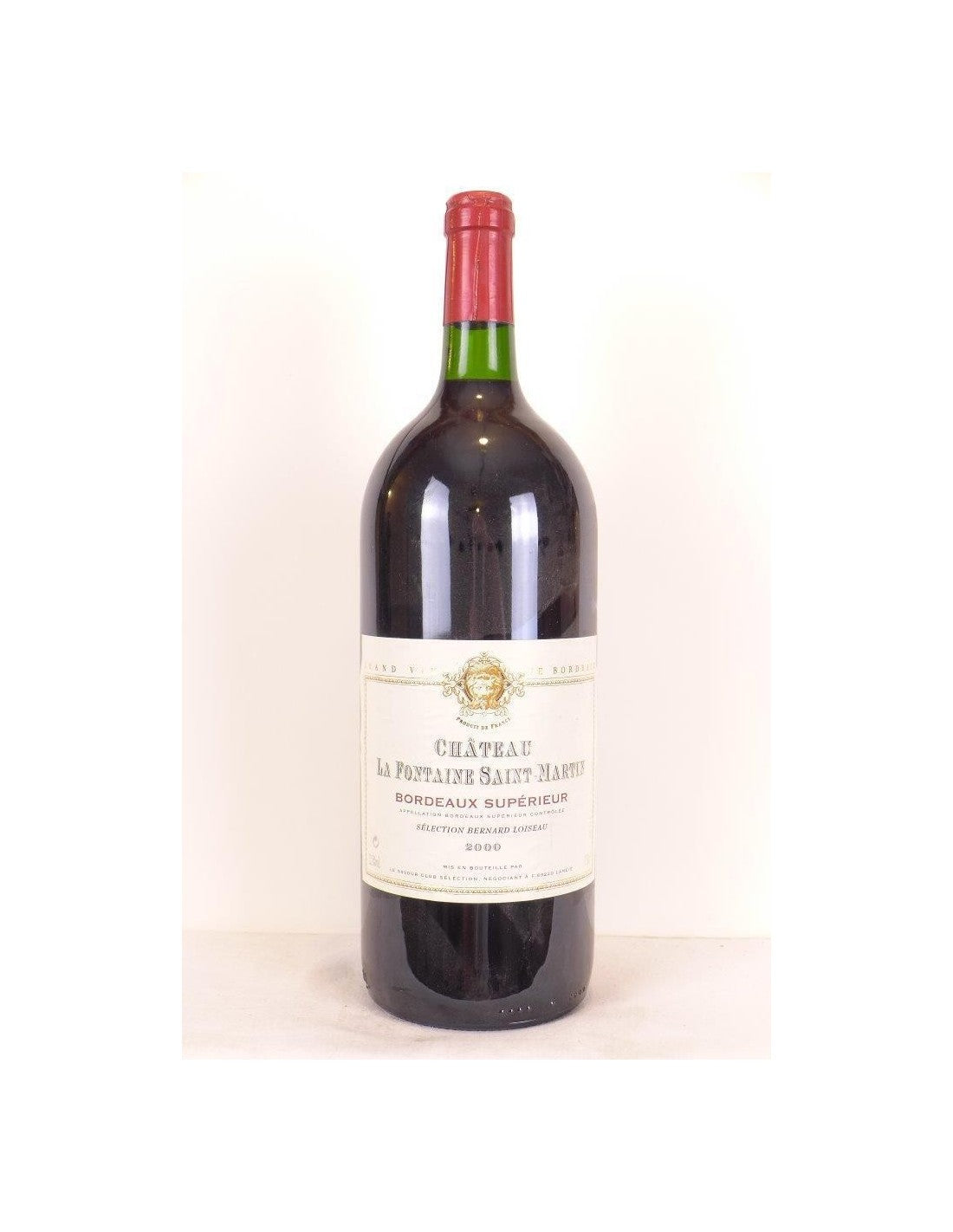 2000 - bordeaux supérieur - château la fontaine saint-martin savour club bernard loiseau magnum 150 cl - rouge - bordeaux - Just Wines 