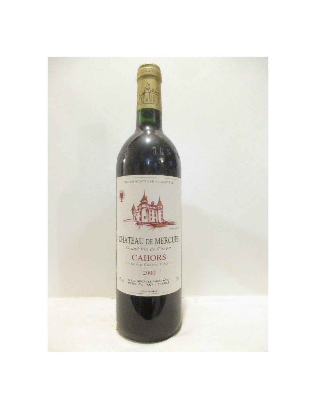 2000 - cahors - château de mercuès - rouge - sud-ouest - Just Wines 